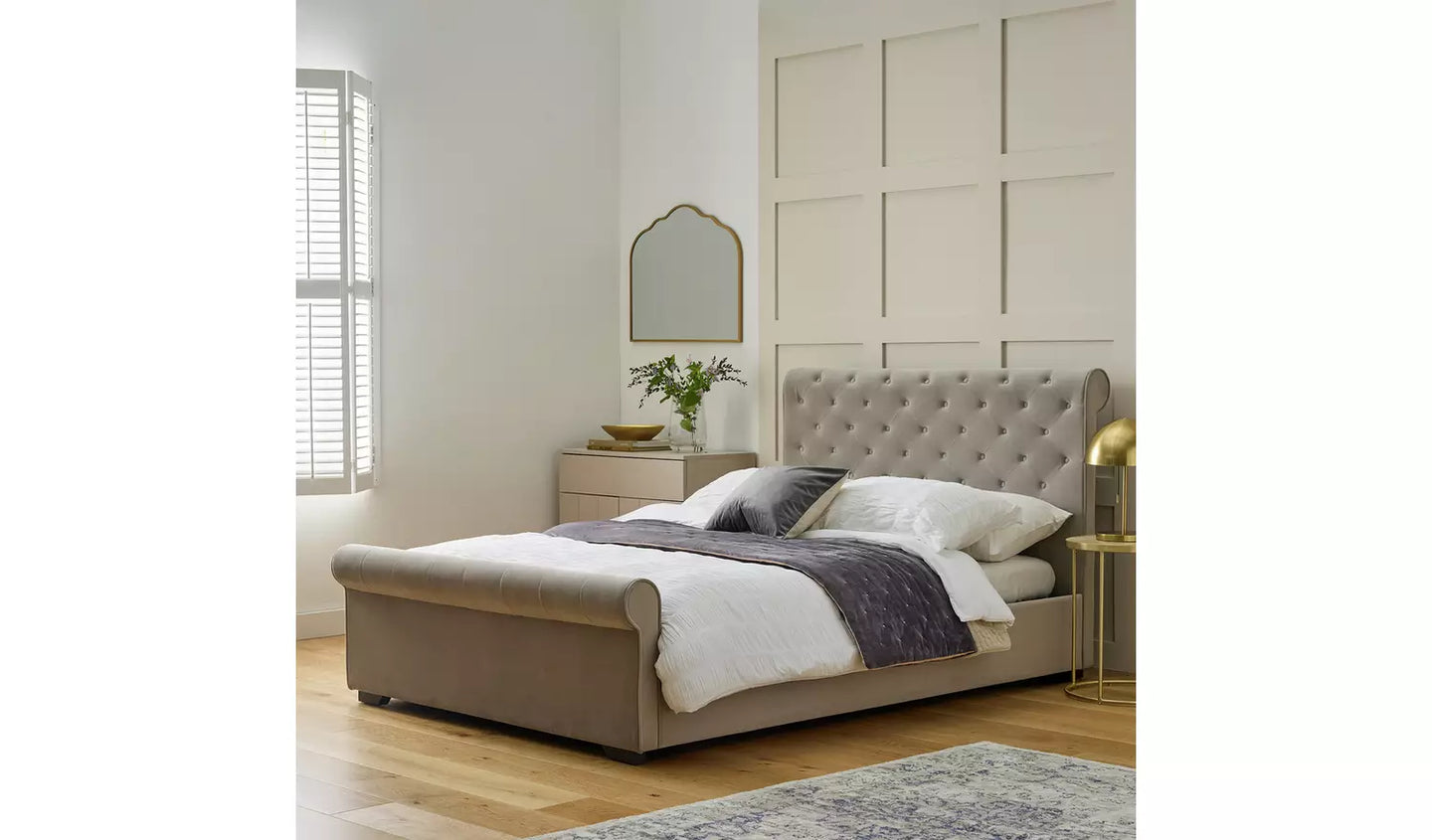 Harrow Kingsize Side Lift Ottoman Bed - Grey